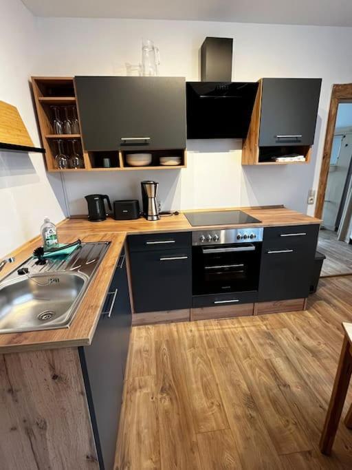 Ferienwohnung Zur Parthe 그림마 외부 사진